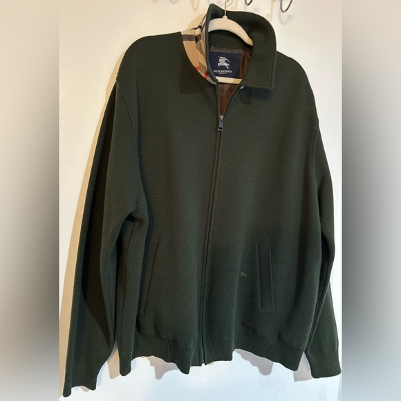 Men’s Burberry London Knit Harrington Jacket - Picture 2 of 10